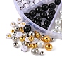 Kit de bricolaje para hacer pulseras con cuentas de letras, incluyendo plástico abs y perlas de vidrio y cuentas acrílicas, hilo elástico