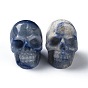 Natural Gemstone Home Display Decorations, for Halloween, Skull