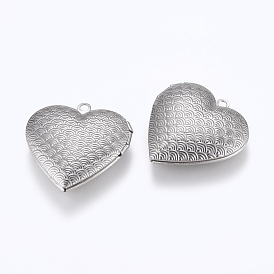 Unicraftale 304 кулоны-медальоны из нержавеющей стали, фото прелести рамка для ожерелья, сердце
