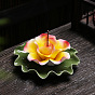 Brûleurs d'encens en porcelaine, porte-encens fleur, bureau à domicile salon de thé fournitures bouddhistes zen