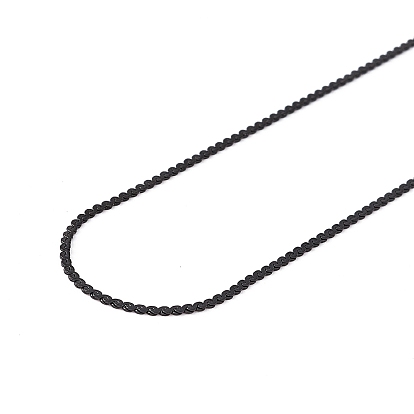 304 collier chaîne serpentine en acier inoxydable pour hommes femmes
