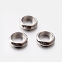 Flat Round 201 Stainless Steel Spacer Beads