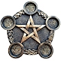 Bougeoirs en forme d'étoile en résine, chandeliers d'autel, fournitures de divination, décoration de la maison parfaite