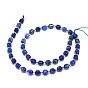 Lapis-lazuli, brins de perles naturels , avec des perles de rocaille, facette, Toupie, perles de prisme à double pointe