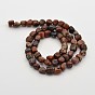 Natural Brecciated Jasper Bead Strands, Tumbled Stone, 5~7X5~7mm, Hole: 1mm, about 15.7 inch