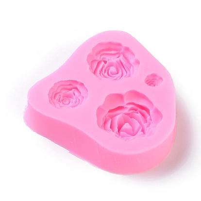 Silicone Molds, Resin Casting Molds, For UV Resin, Epoxy Resin Jewelry Making, Flower, Rose