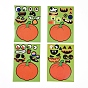Halloween Pumpkin Decorating Stickers, Funny Grimace Decals with Assorted Fun Design, for Halloween Party Favors