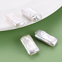 Natural Keshi Pearl Beads, Cultured Freshwater Pearl, No Hole/Undrilled, Rectangle