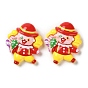 Funny Opaque Resin Cabochons, Clown