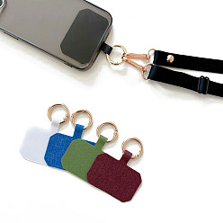 Patch de lanière de téléphone portable en tissu, avec fermoir en métal, connecteur de sangle de téléphone pièce de rechange languette d'attache pour la sécurité du téléphone portable