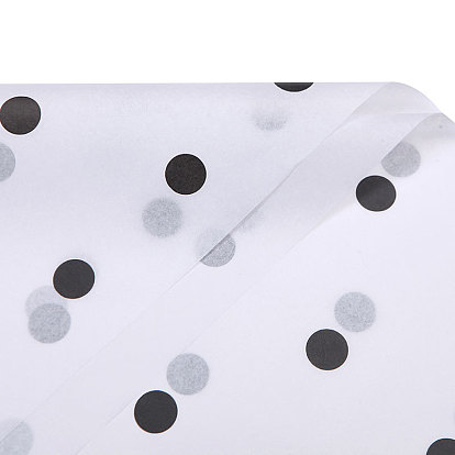 2 листы бумаги для упаковки подарков в горошек, прямоугольные, сложенный букет цветов украшение оберточной бумаги