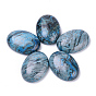 Cabochons de pierres fines naturelles, ovale, teint