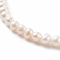 Grado un collar de cuentas de perlas naturales para mujer