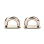 Zinc Alloy D Clasps, for Webbing, Strapping Bags, Garment Accessories