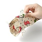10 piezas 5 estilos bolsas de embalaje de polialgodón (algodón poliéster) impresas bolsas con cordón, Rectángulo
