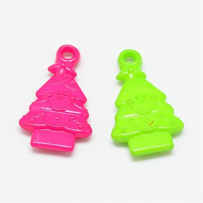Opaque Acrylic Pendants, Christmas Tree