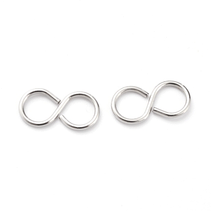 304 Stainless Steel Hook Clasps, 8 Shape