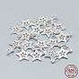 925 Sterling Silver Charms, with Jump Ring, Star
