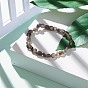 Natural Mixed Gemstone Nuggets Beads Stretch Bracelet for Her