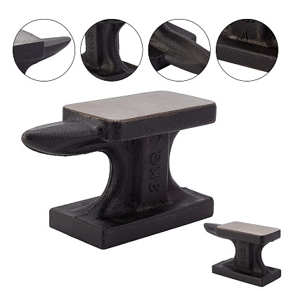 Horn Anvil Cast Iron Block Jewelry Making Bench Tool Mini Forming Metalworking