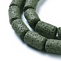 Natural Lava Rock Beads Strands, Dyed, Column
