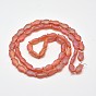 Frosted Electroplate Glass Fish Beads Strands, 15x8x5mm, Hole: 1mm, about 30pcs/strand, 16 inch