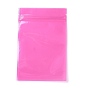 Bolsa de plástico transparente con cierre de cremallera, bolsas de almacenamiento, bolsa autoadhesiva, sello superior, Rectángulo
