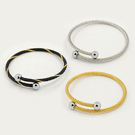 304 Les bracelets de couple en acier inoxydable des hommes à la mode, 51mm