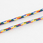 Cordon tressé en nylon pour création de nœud chinois, 1.5mm, environ 109.36 yards (100m)/rouleau