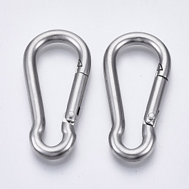 304 Stainless Steel Rock Climbing Carabiners, Key Clasps