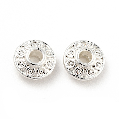 Rack Plating Alloy Beads, Long-Lasting Plated, Cadmium Free & Lead Free, Disc