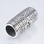 304 Stainless Steel Tube Beads, Large Hole Beads