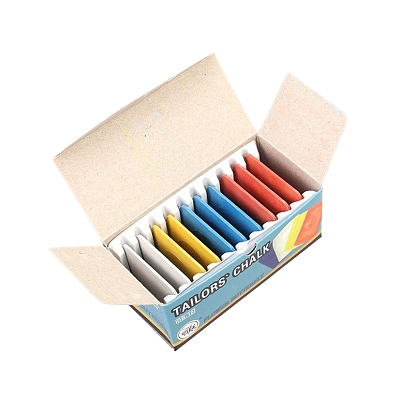 Professional Triangle Tailors Chalk, Sewing Fabric Chalk and Fabric Markers for Quilting Sewing Supplies