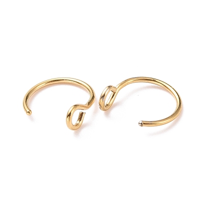 316 Stainless Steel Hoop Nose Rings, Piercing Body Jewelry for Men Women