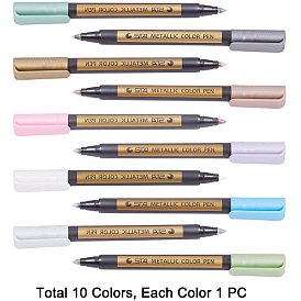 Металлические маркеры рисуют ручки, граффити многоцветный маркер