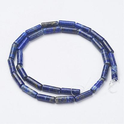 Natural Lapis Lazuli Beads Strands, Tube