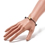 Bracelet cordon ajustable en perles d'émail acrylique étoile pour adolescente femme