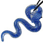 Chalumeau lumineuse main gros pendentifs, serpent, 62x27x7mm, Trou: 10mm