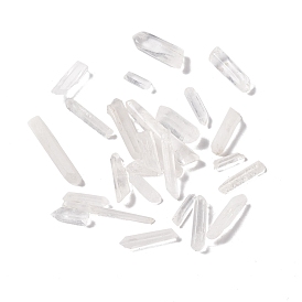Natural Quartz Crystal Beads, Rock Crystal Beads, No Hole/Undrilled, Chip