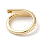 Brass Wire Wrap Cuff Ring for Women