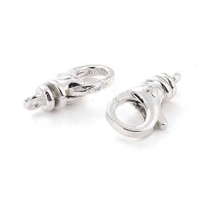 925 Sterling Silver Lobster Claw Clasps, Parrot Trigger Clasps