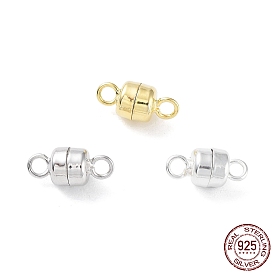 925 Sterling Silver Magnetic Clasps, Column
