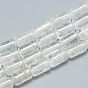 Natural Quartz Crystal Beads Strands, Rock Crystal Beads, Column