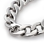 Men's 304 Stainless Steel Curb Chain Bracelets