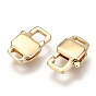 Brass Lobster Claw Clasps, Rectangle