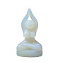 Figurines de déesse du yoga sculptées en pierres précieuses, pour le bureau à domicile, ornement feng shui