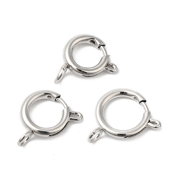 304 Stainless Steel Spring Ring Clasps, Ring