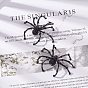 Длинные серьги с подвесками в виде плетеного паука из стеклянных семян, 304 украшения для Хэллоуина из нержавеющей стали для женщин