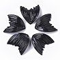 Acrylic Pendants, Imitation Gemstone Style, Wing