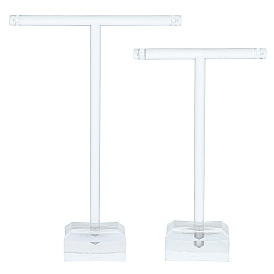 T bar organischem Glas Ohrring Display-Ständer, t Bar mit zwei Löchern
